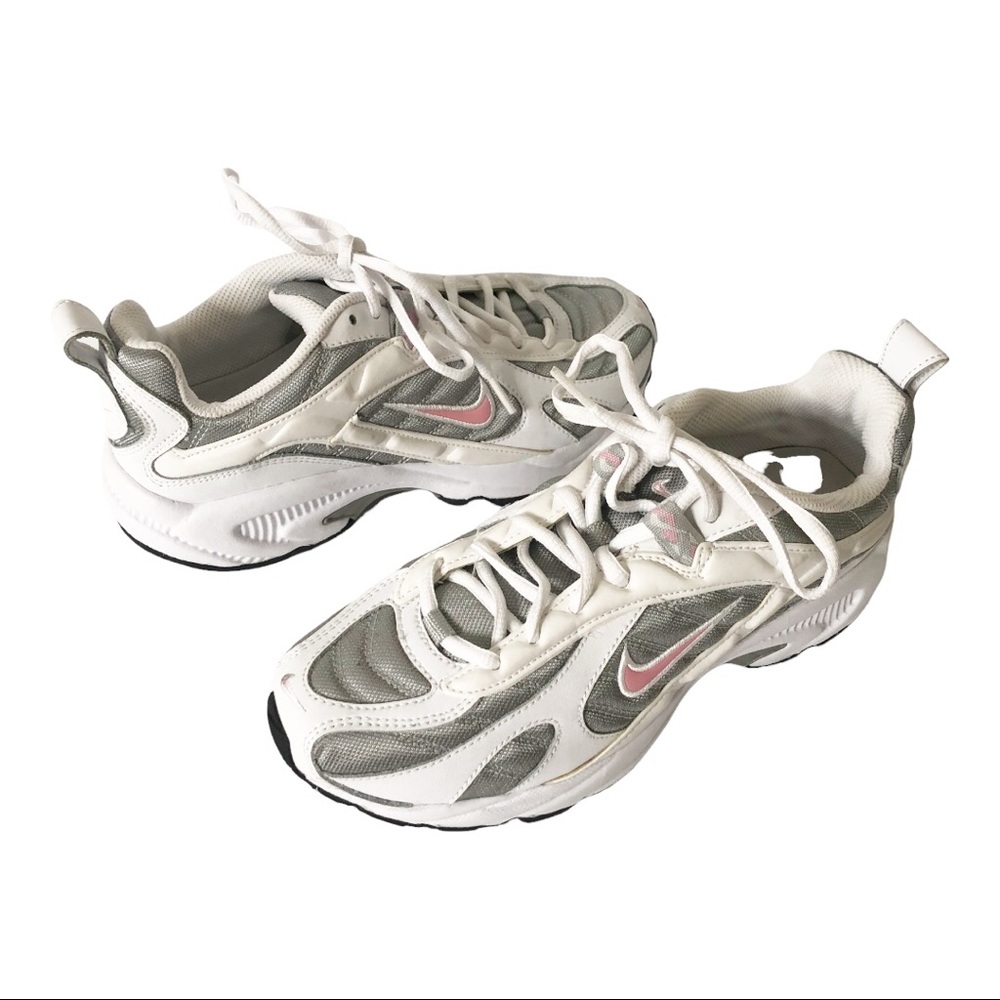 Nike Xccelerator TR Women White/Pink Running Shoes Size 7.5